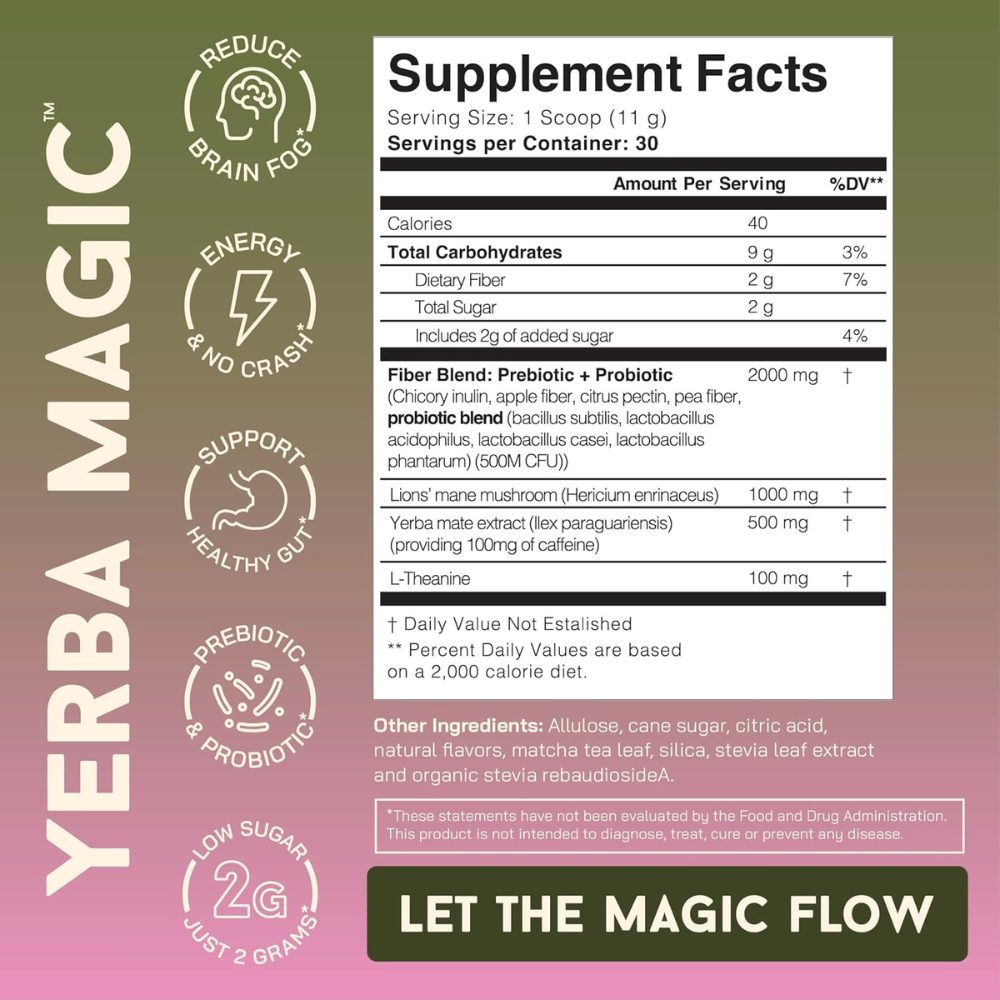 Yerba Magic Strawberry Matcha Flavor